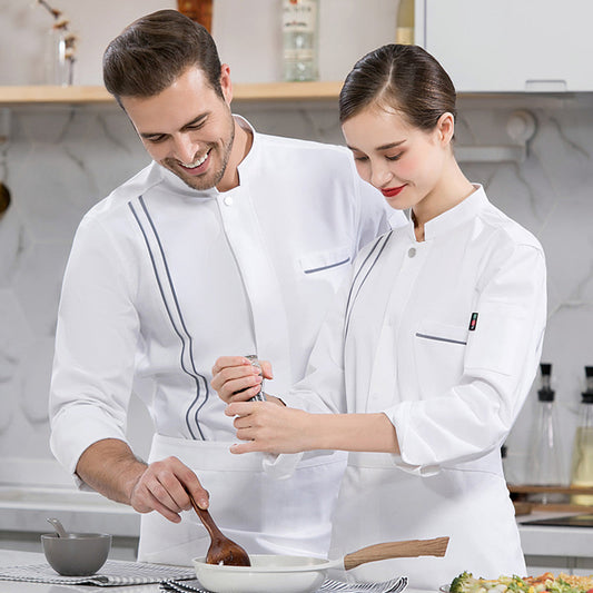 Hotel Hotel Chef Work Clothes For Men Cotton Breathable
